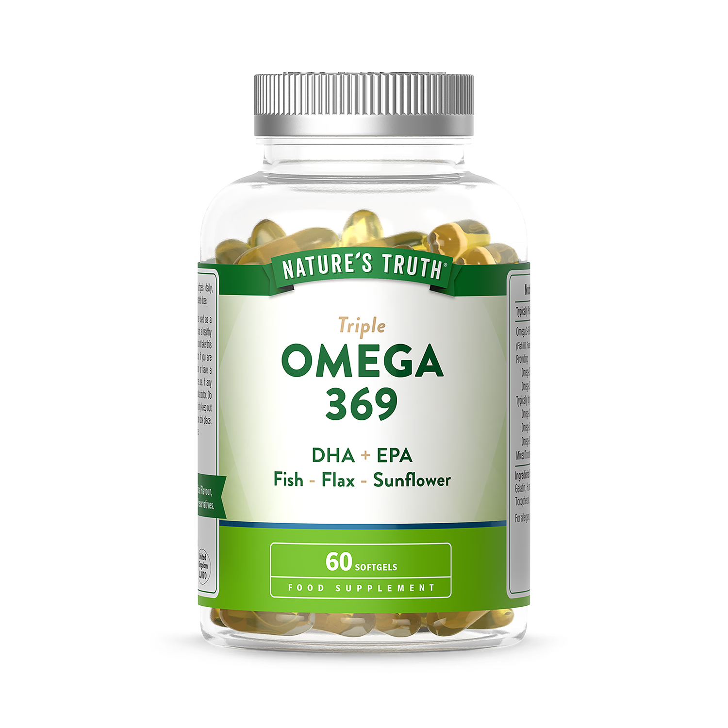 Nature's Truth Triple Omega 369 softgels 2000mg - British product