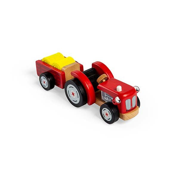 Tidlo Wooden Tractor & Trailer Toy GOODS Superdrug   