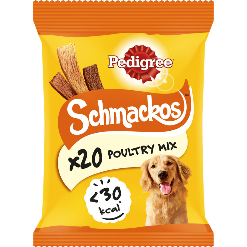 Pedigree Schmackos Strips Adult Dog Treats Poultry Mix