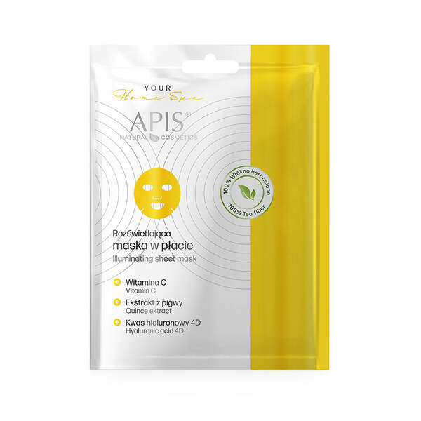 Apis Illuminating & Firming sheet mask 20g - British product