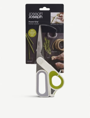 Joseph Joseph PowerGrip kitchen scissors with stainless steel blades (British brand)