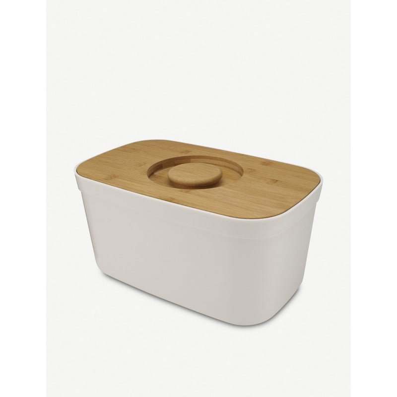 Joseph Joseph bread bin with bamboo lid, imported from the UK
