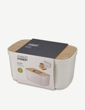Joseph Joseph bread bin with bamboo lid, imported from the UK