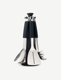 Elevate steel carousel utensil set 6 pieces, UK version