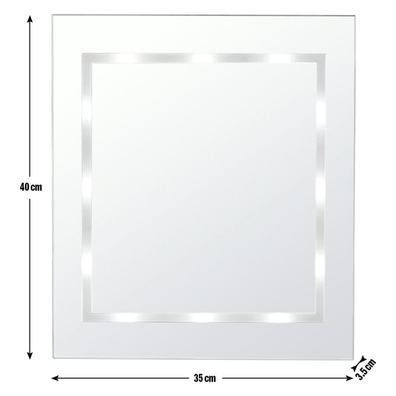 Argos Home Harlow bathroom mirror with LED lights (British brand)
