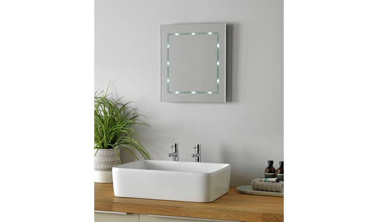 Argos Home Harlow bathroom mirror with LED lights (British brand)
