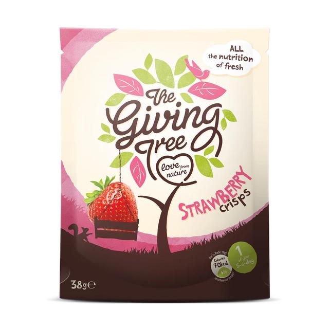 Giving Tree Freeze Dried Strawberry Crisps   38g GOODS M&S   