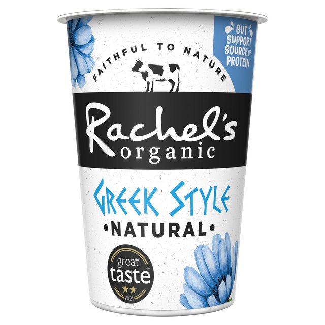 Rachel's Organic Stirred Greek Style Natural Yoghurt    450g GOODS M&S   