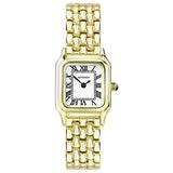 Sekonda Monica ladies white dial gold strap watch UK version