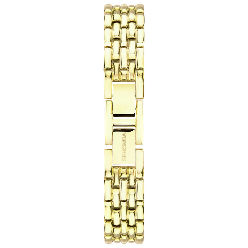 Sekonda Monica ladies white dial gold strap watch UK version