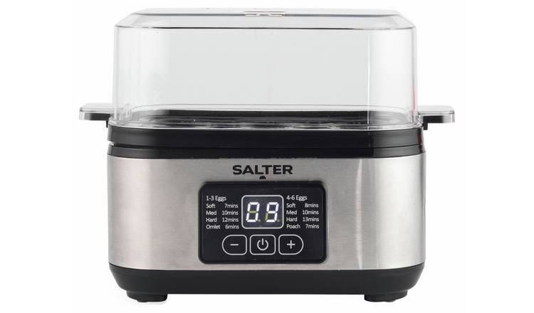 Salter 3-in-1 Digital Egg Cooker for up to 6 eggs (British brand)
