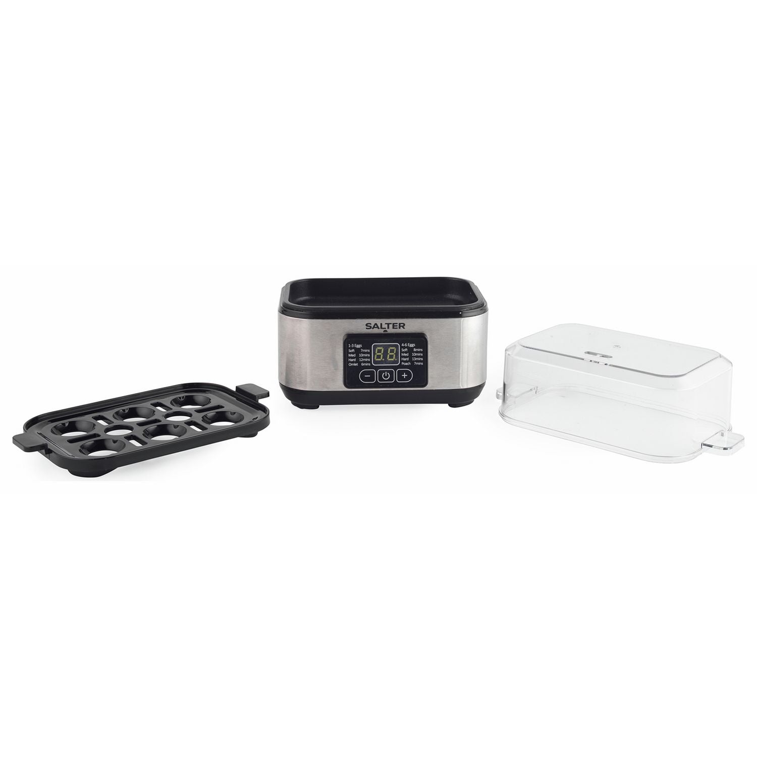 Salter 3-in-1 Digital Egg Cooker for up to 6 eggs (British brand)
