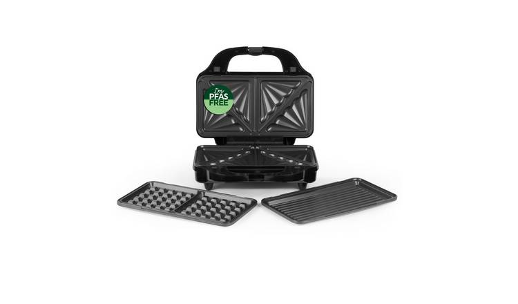 Salter Kuro 3-in-1 snack maker black PFAS-free - British product