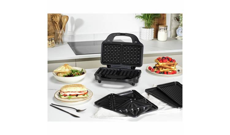 Salter Kuro 3-in-1 snack maker black PFAS-free - British product