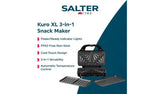 Salter Kuro 3-in-1 snack maker black PFAS-free - British product