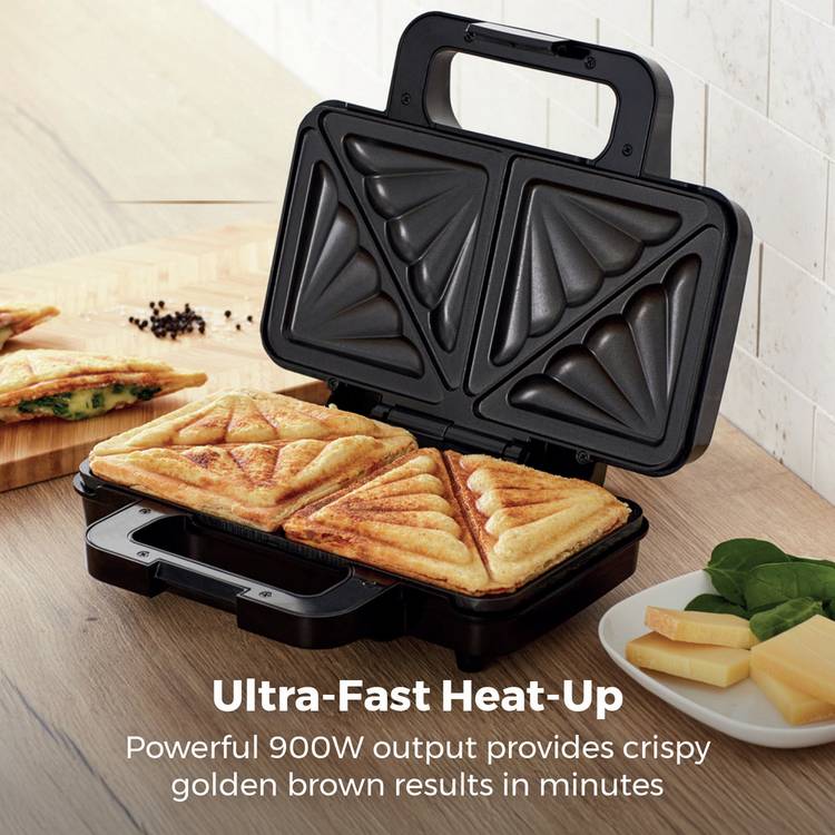 Tower sandwich toaster rose gold 2 portion - British product