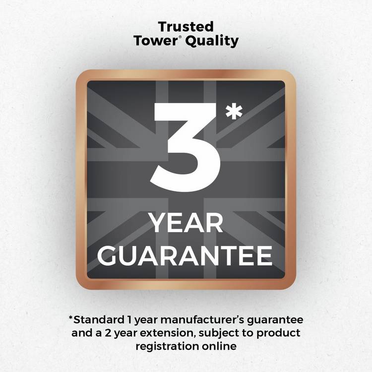 Tower sandwich toaster rose gold 2 portion - British product