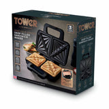 Tower sandwich toaster rose gold 2 portion - British product