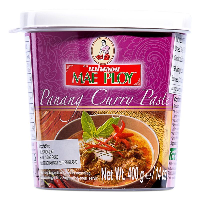 Mae Ploy Panang mild Thai curry paste (British brand)