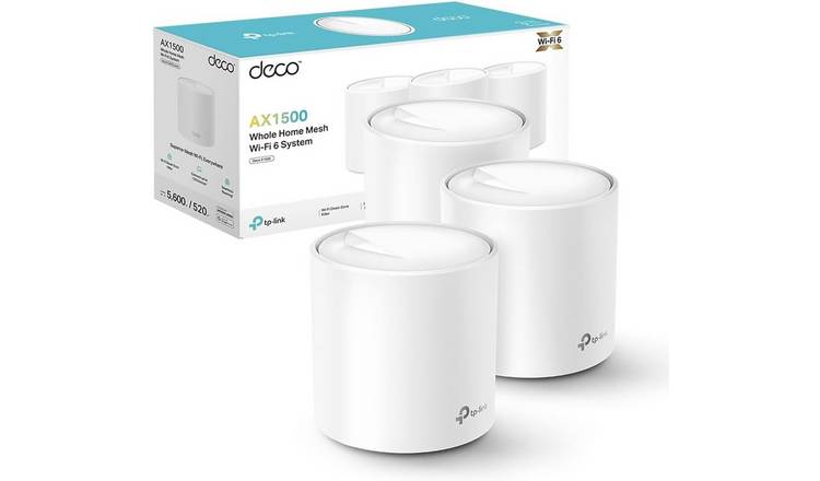 TP-Link Deco X1500 mesh Wi-Fi 6 system 3-pack, UK version