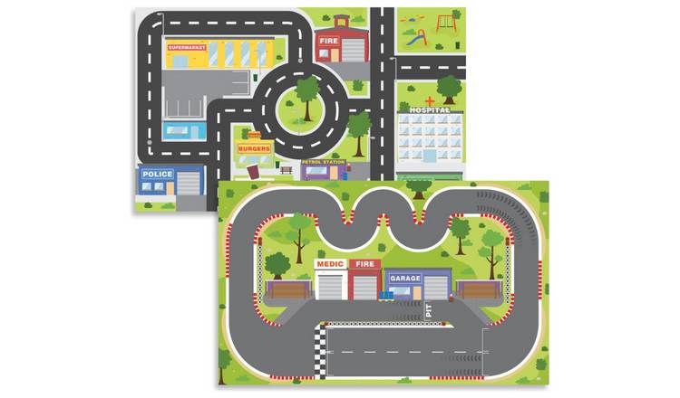 Play Tray City and Race Play Mat Set GOODS Argos