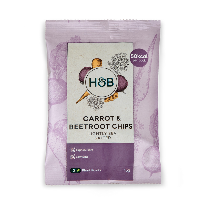 Holland & Barrett Carrot & Beetroot Vegetable Chips 16g, UK version