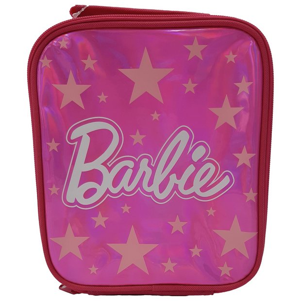 Mattel Barbie lunch bag with holographic design, imported from the UK