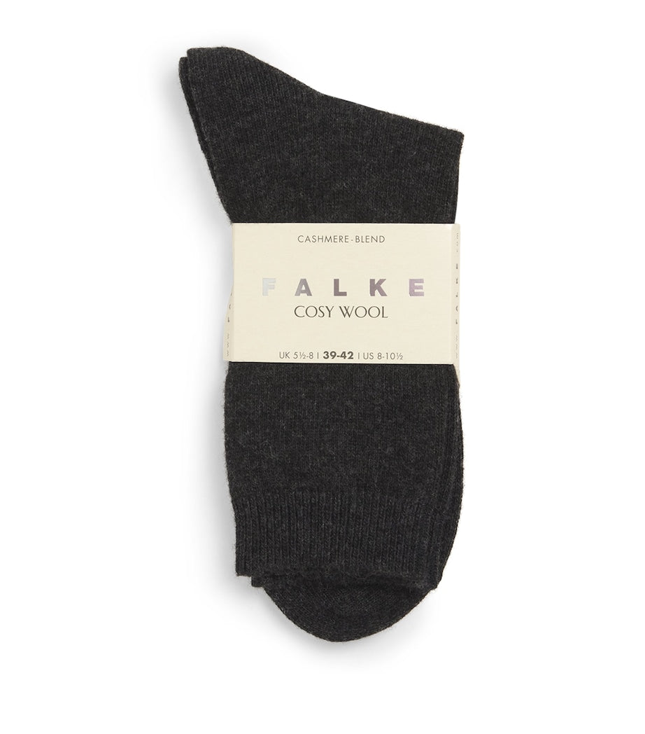 Falke wool-blend cosy socks (British brand)