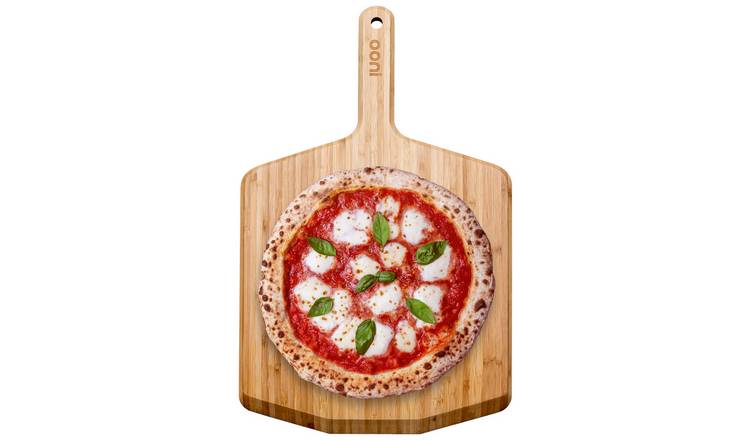 Ooni bamboo pizza peel and serving board, imported from the UK