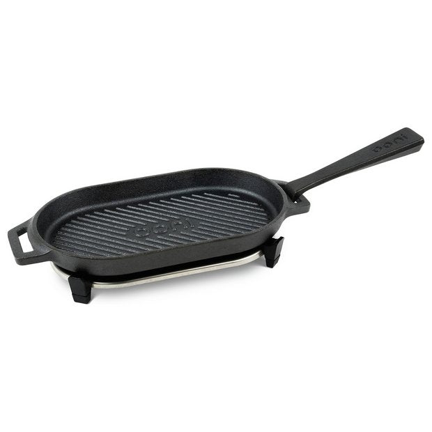 Ooni cast iron grizzler pan 17cm - British product