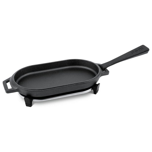 Ooni cast iron sizzler pan 17cm, imported from the UK