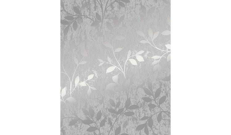 Superfresco Milan Trail Silver wallpaper roll - British product