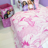 Barbie kids flannel throw pink 150x100cm - British product