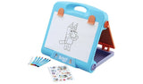 Bluey table top easel with chalkboard and drawing clips - British product