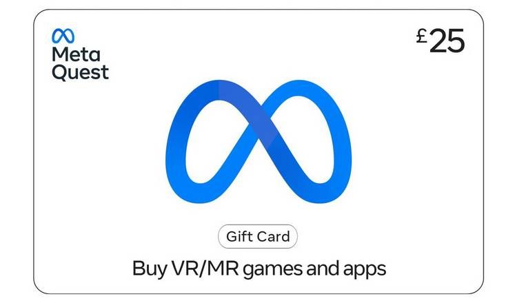 Meta Quest 25 GBP Gift Card GOODS Argos