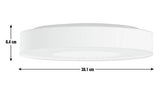 Philips LED flush ceiling light white 38cm, imported from the UK