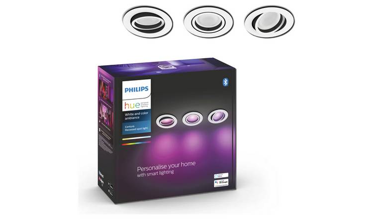 Philips Hue Centura 3-light LED spotlight white, imported from the UK