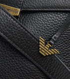 Emporio Armani cross-body bag in grained leather (British brand)