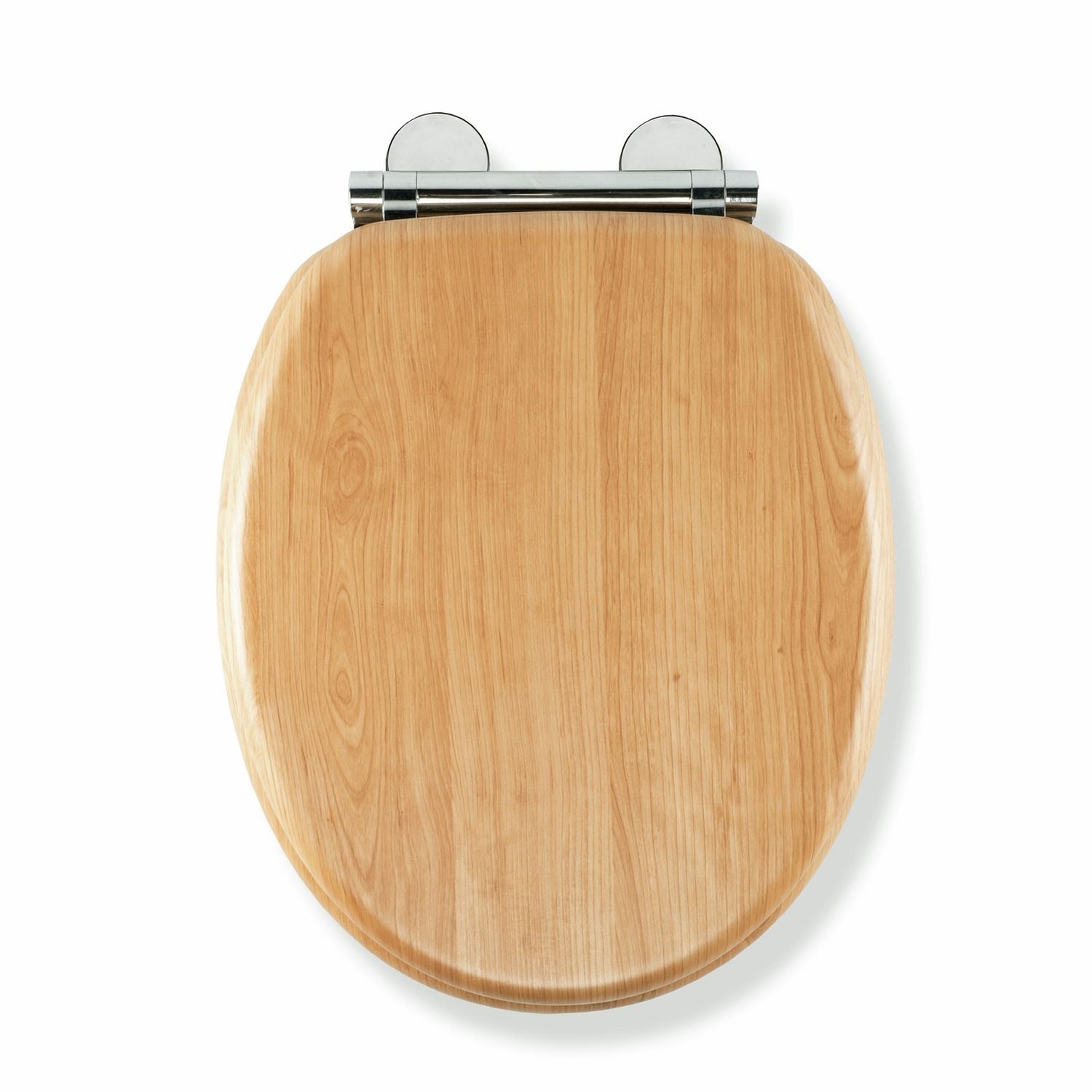 Croydex moulded wood toilet seat light oak effect (British brand)