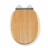 Croydex moulded wood toilet seat light oak effect (British brand)