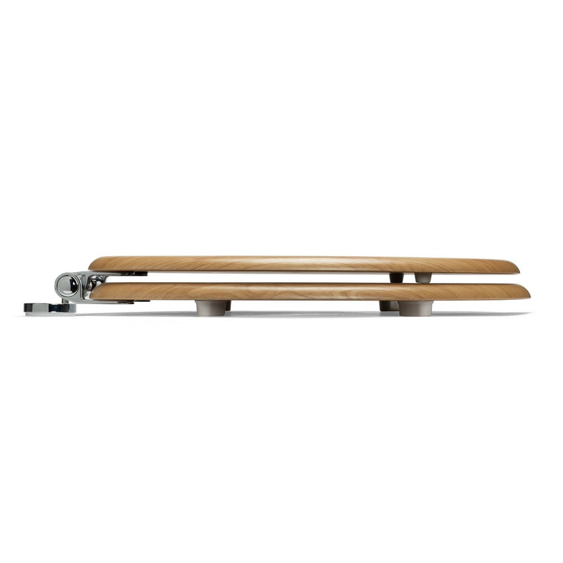 Croydex moulded wood toilet seat light oak effect (British brand)
