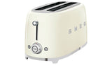 Smeg TSF02CRUK 50's Style Long Slot 4 Slice Toaster - Cream GOODS Argos