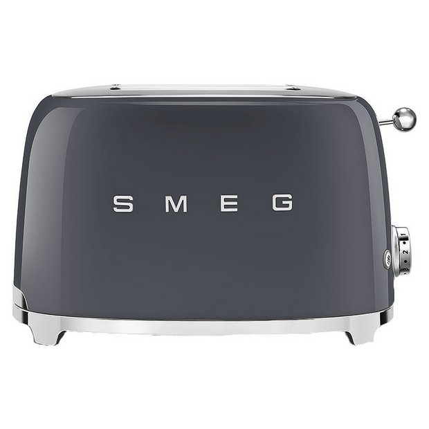 Smeg retro 2 slice toaster grey UK version