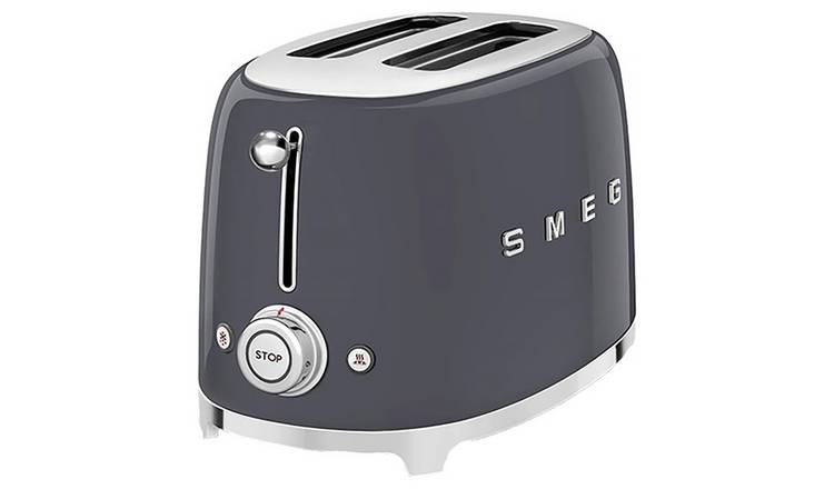 Smeg retro 2 slice toaster grey UK version