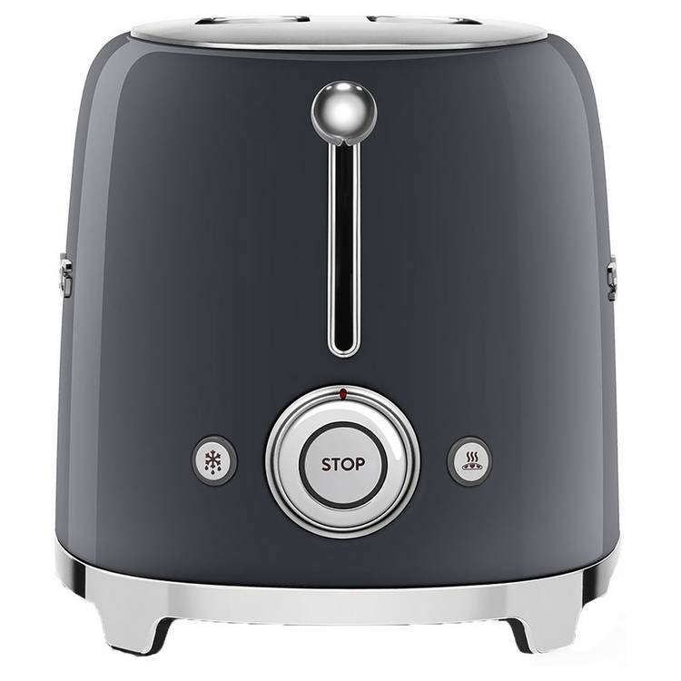 Smeg retro 2 slice toaster grey UK version
