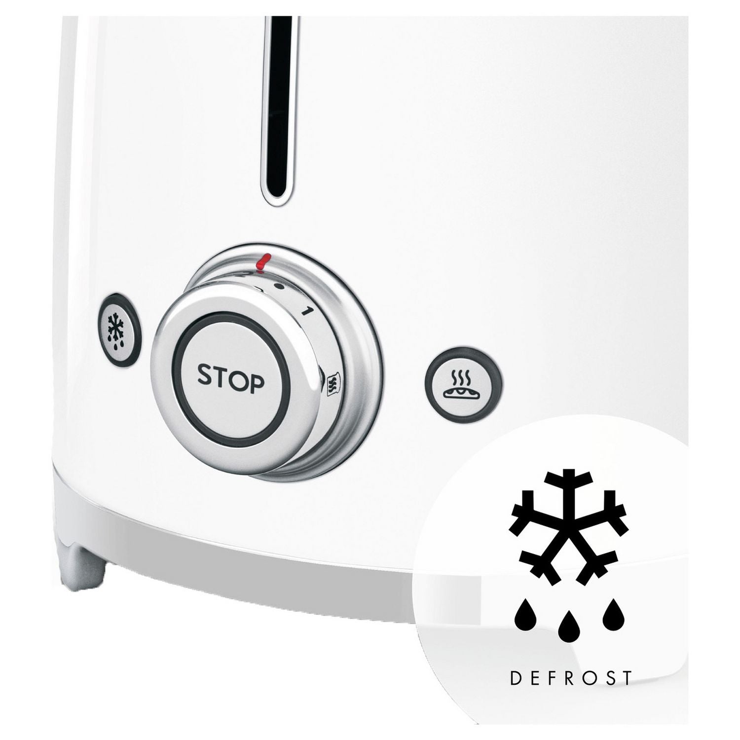 Four slice toaster white, UK version