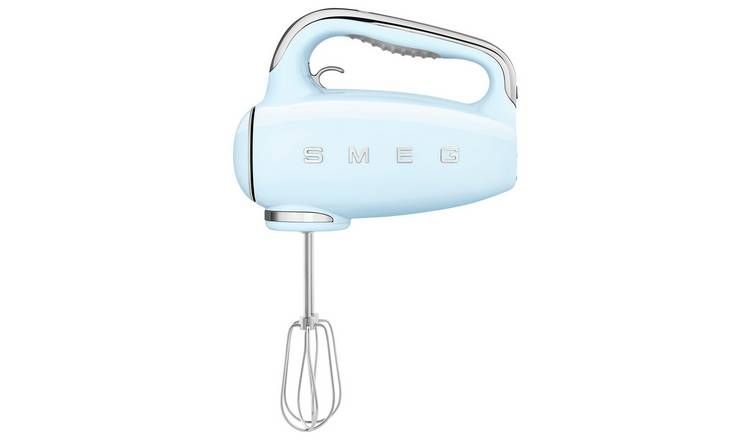 Smeg HMF01PBUK 50-tallsstil retro elektrisk håndmikser - Blue GOODS Argos