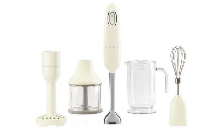 Smeg HBF22CRUK 50's Style Retro Hand Blender - Cream GOODS Argos