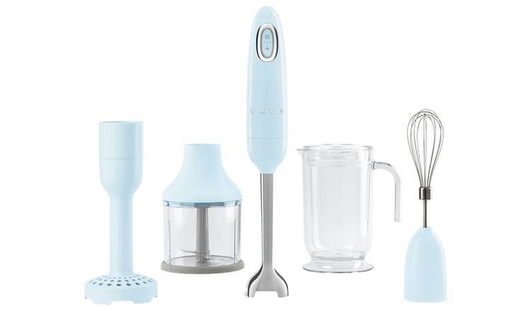 Smeg HBF22PBUK 50's Style Retro Hand Blender - Blue