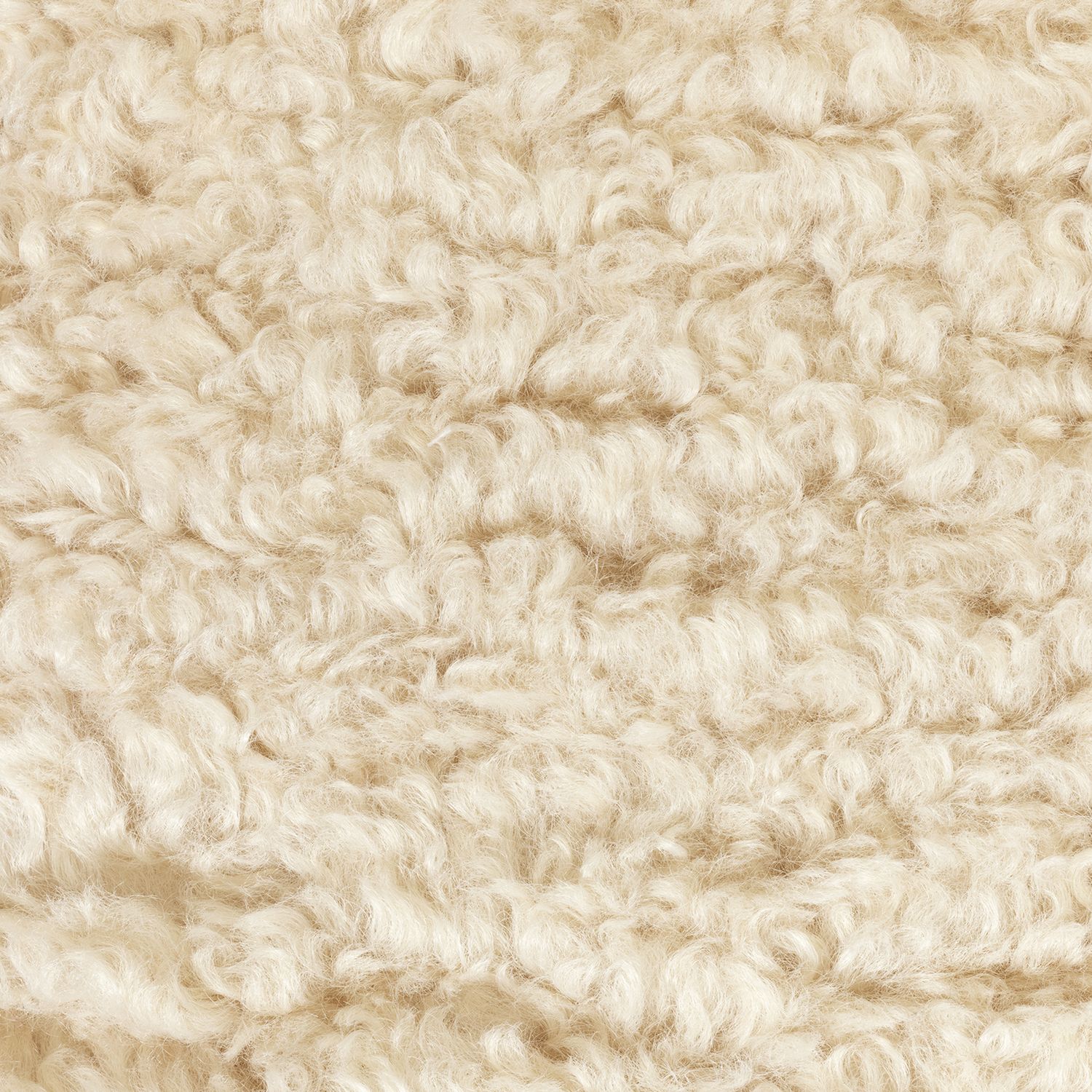 Habitat Plain Faux Shearling Cushion - Oatmeal - 50x50cm
